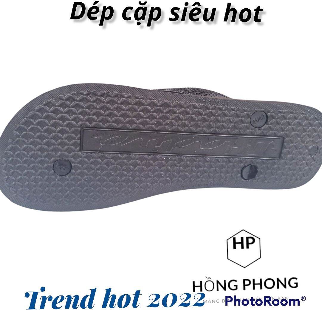 dép xỏ ngón cặp bò sữa trend dành cho nam nữ đế cao su du lịch