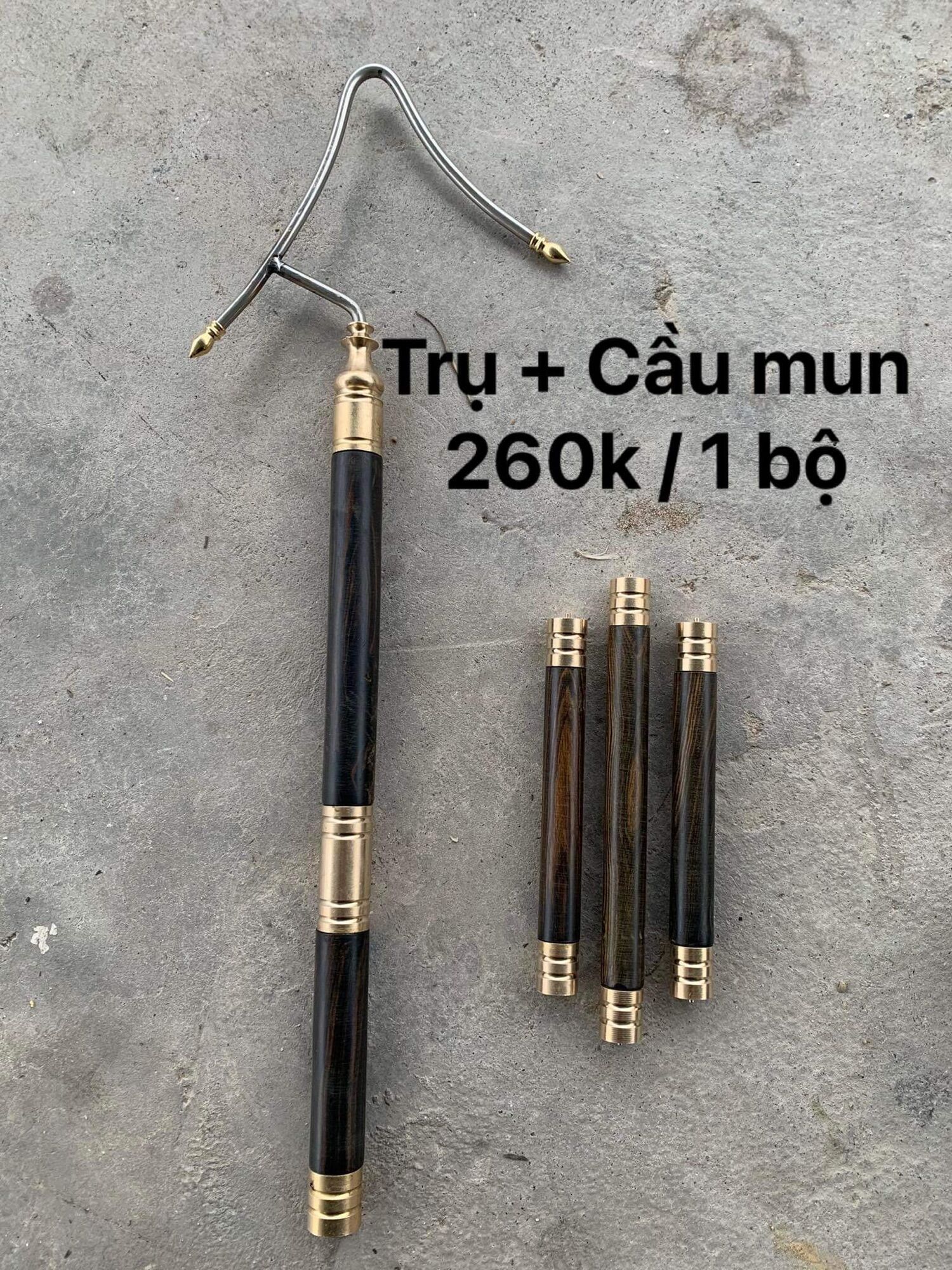 Combo trụ+ cầu lồng bẫy 2 mặt