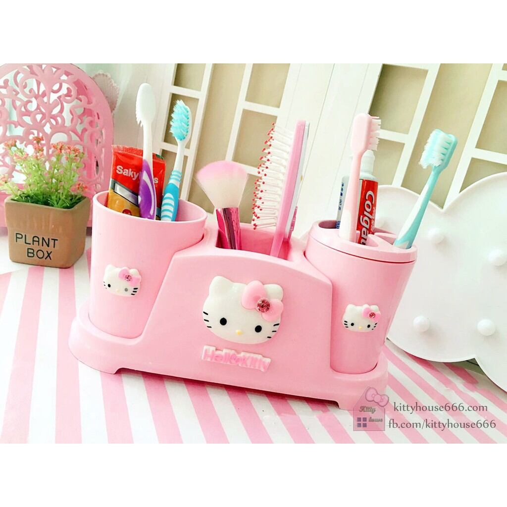 🌸CẮM BÀN CHẢI HELLO KÈM LY