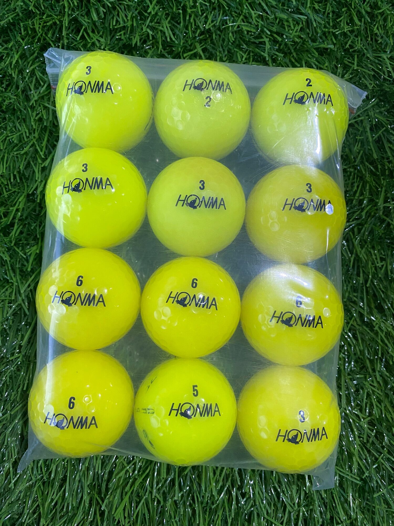 (12 quả)Bóng golf Honma màu