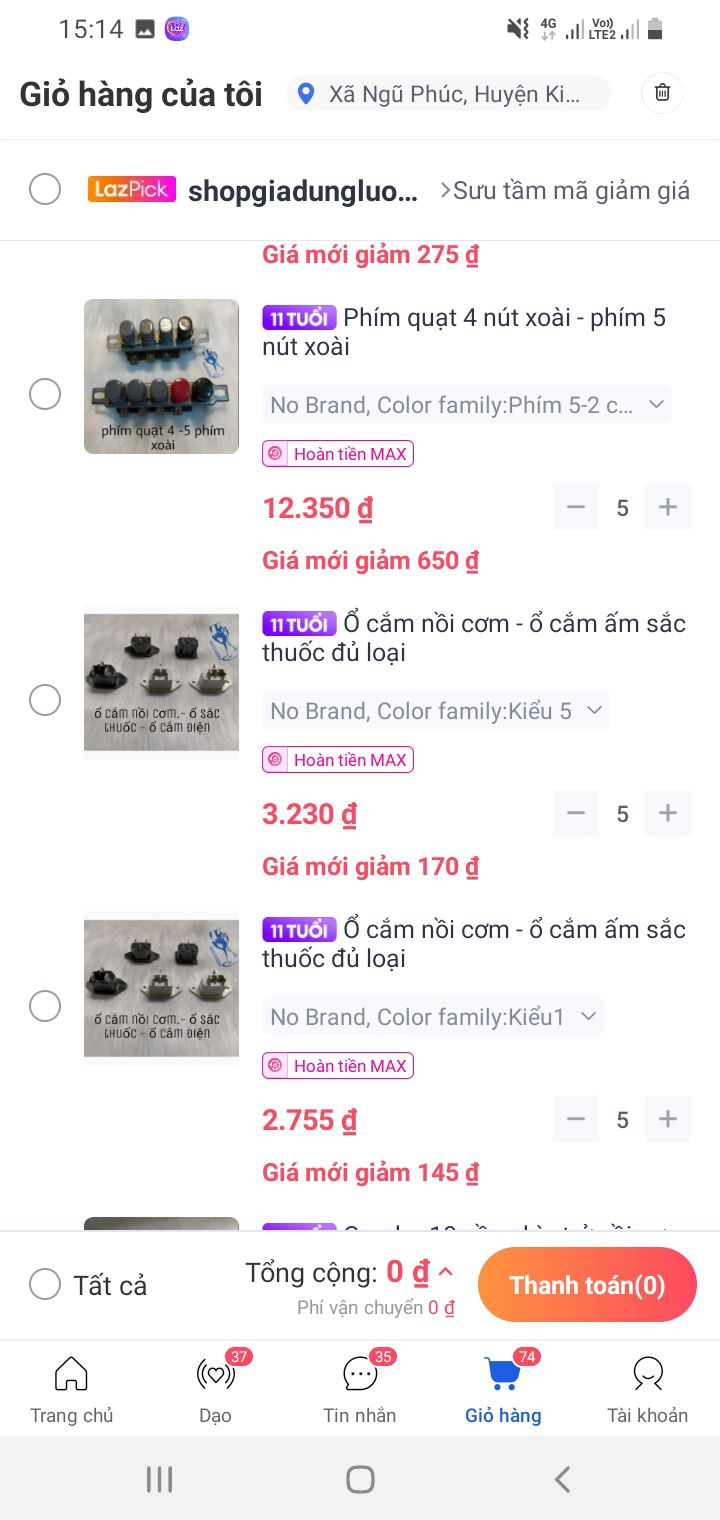 combo 67 sản phẩm của chị lan