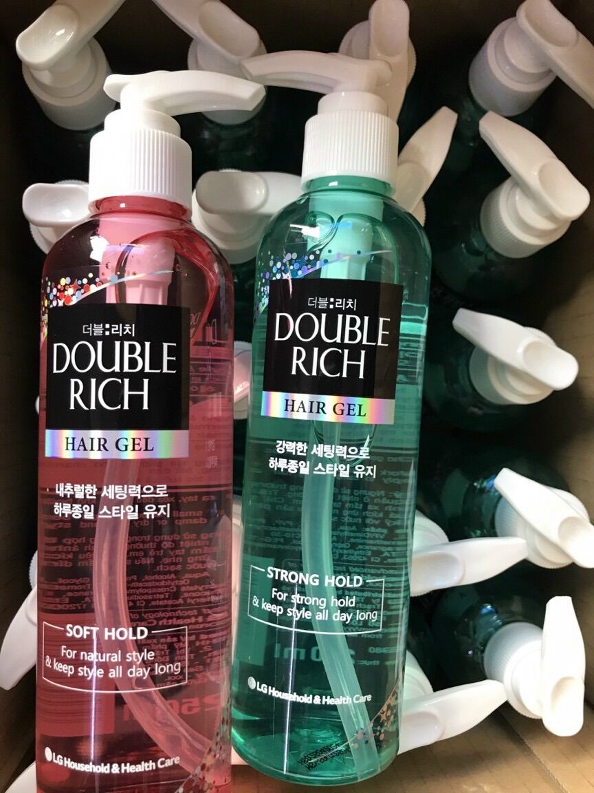 Gel vuốt tóc giữ nếp dưỡng tóc double rich 250ml