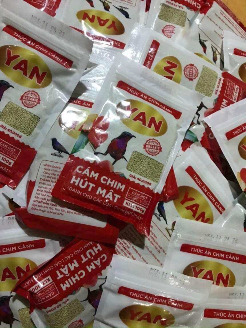 Combo cám chim hút mật yan dưỡng + đấu