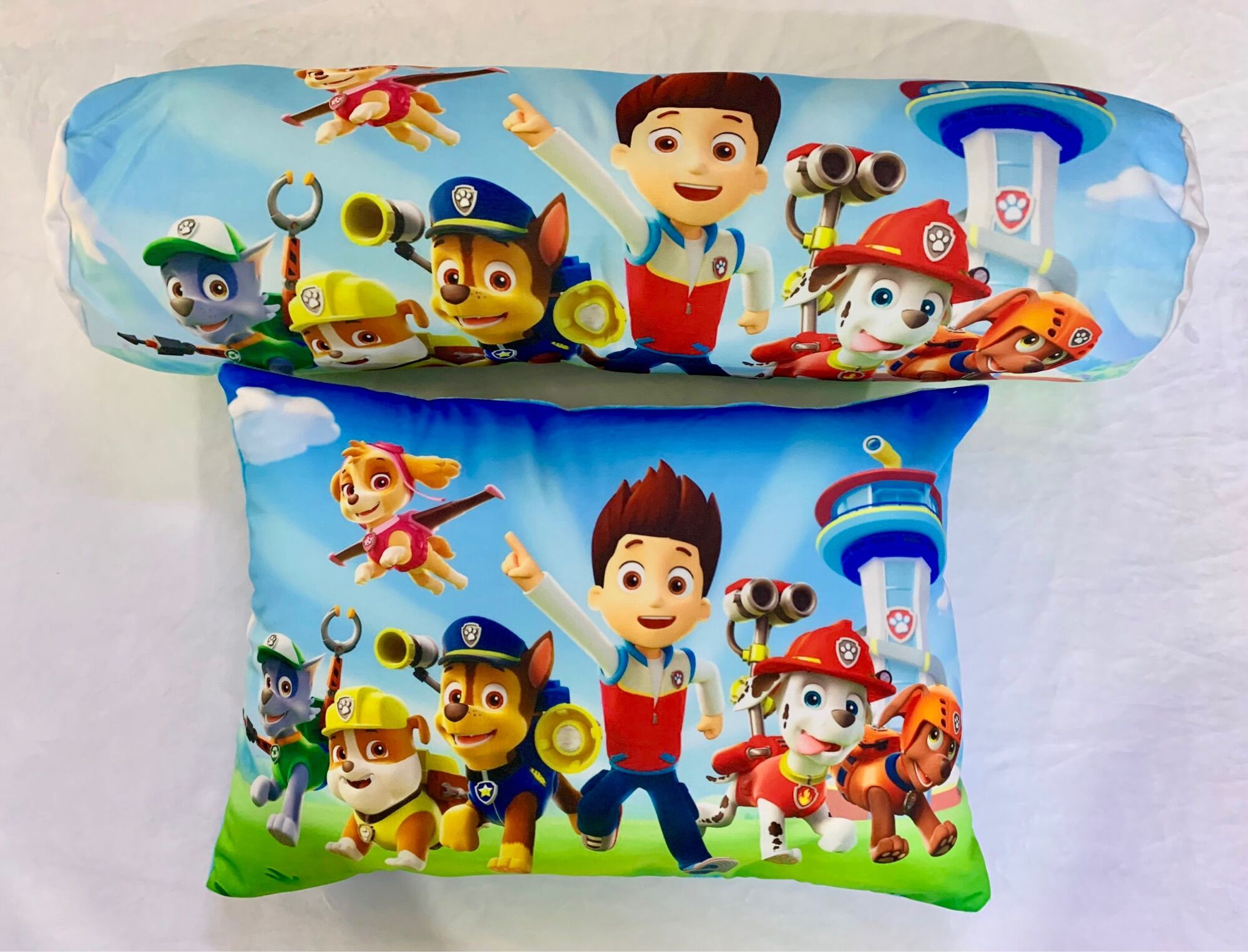 Set gối nằm và gối ôm Chó cứu hộ Paw Patrol cho bé mẫu giáo
