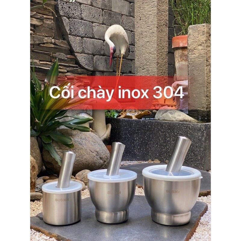 Bộ cối chày inox 304 nhiều size