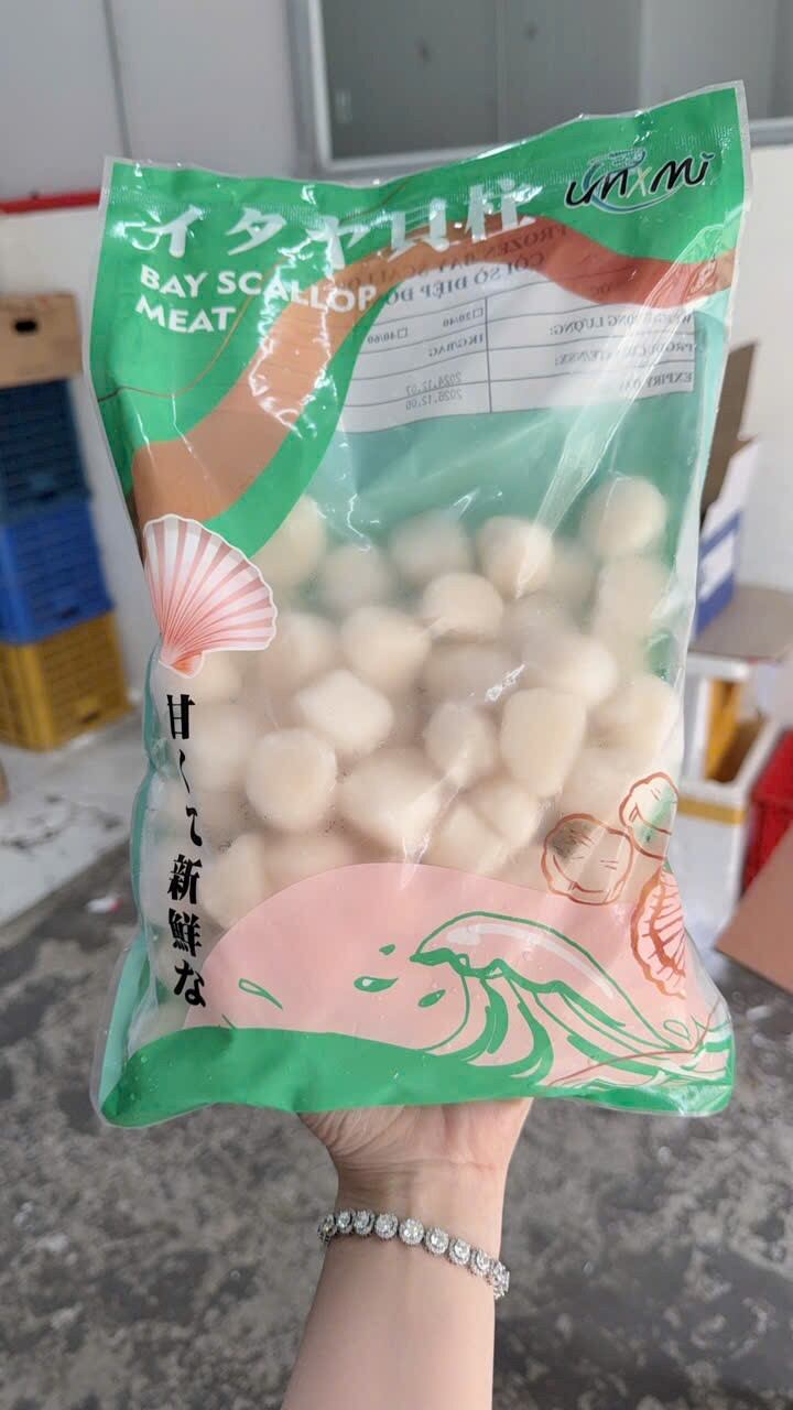 (HCM)Còi sò điệp Nhật size trung, bịch 1kg net 7