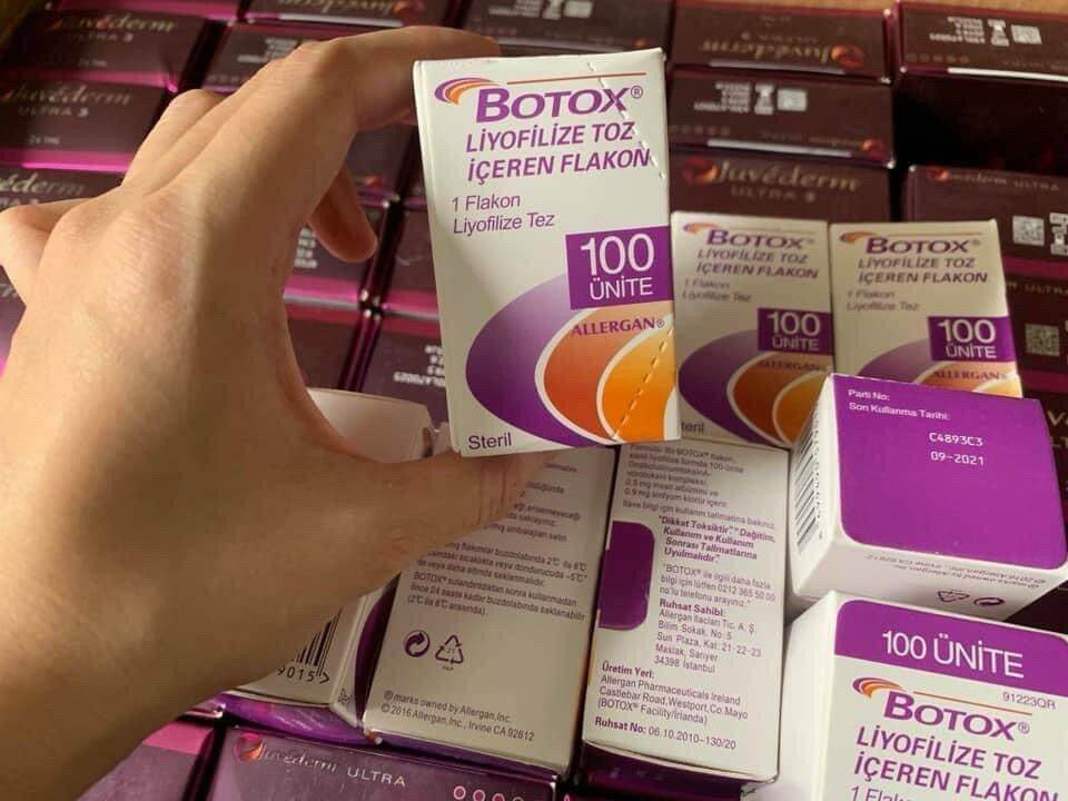BOTOX MỸ Đây là loại Botox Hiệu_quả_nhất,cao nhất, đắt nhất thế giới. Đứng số 1 về chất lượng Sp toàn cầu với hơn 25 năm đứng top 1 về chất lượng Botox trên tại 85 quốc gia. Nếu có khả năng chi trả cho bản thân thì đây là dòng trẻ hoá da