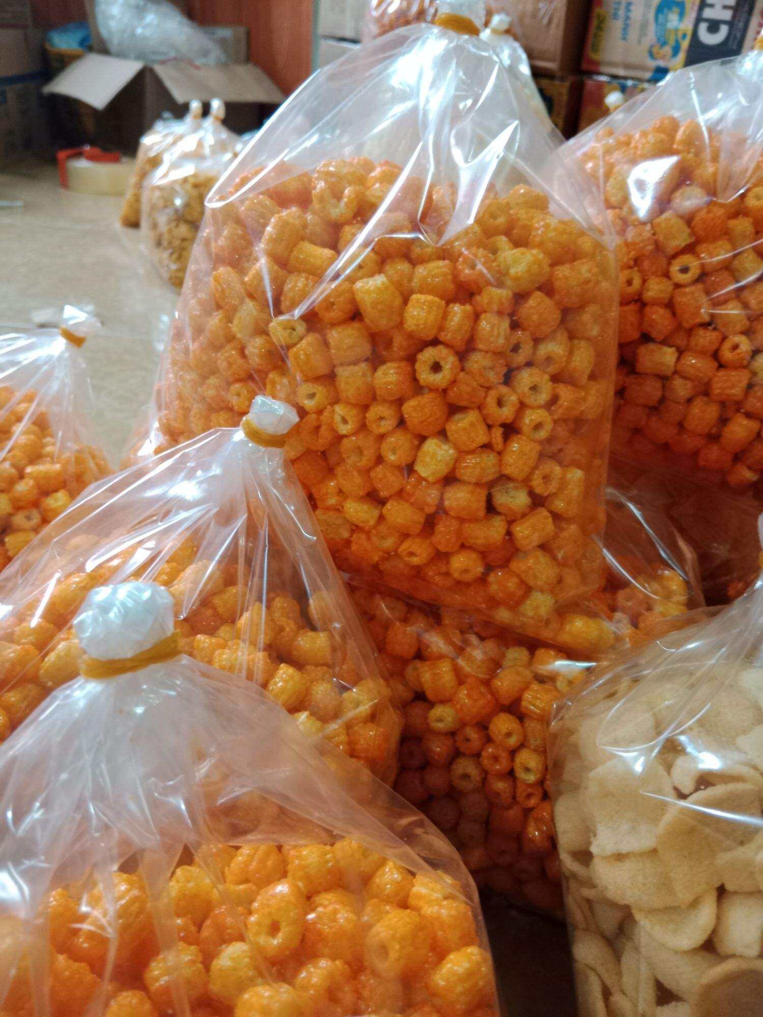 500gr snack quẩy nui chiên giòn, bim bim nui chiên giòn