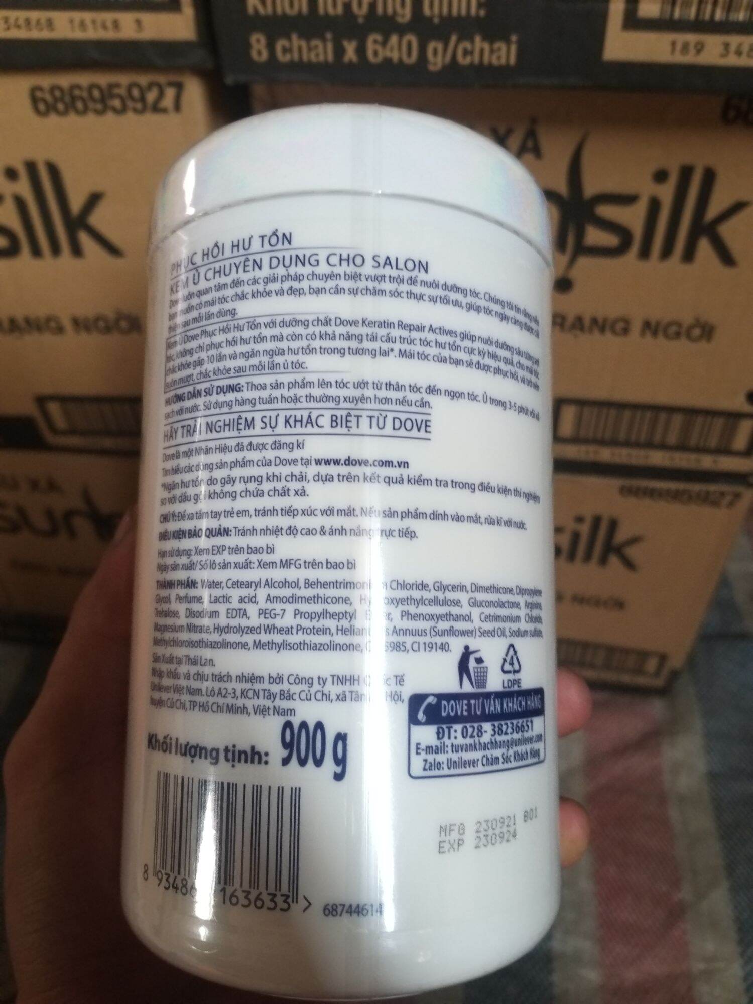 Ủ tóc DOVE 900g