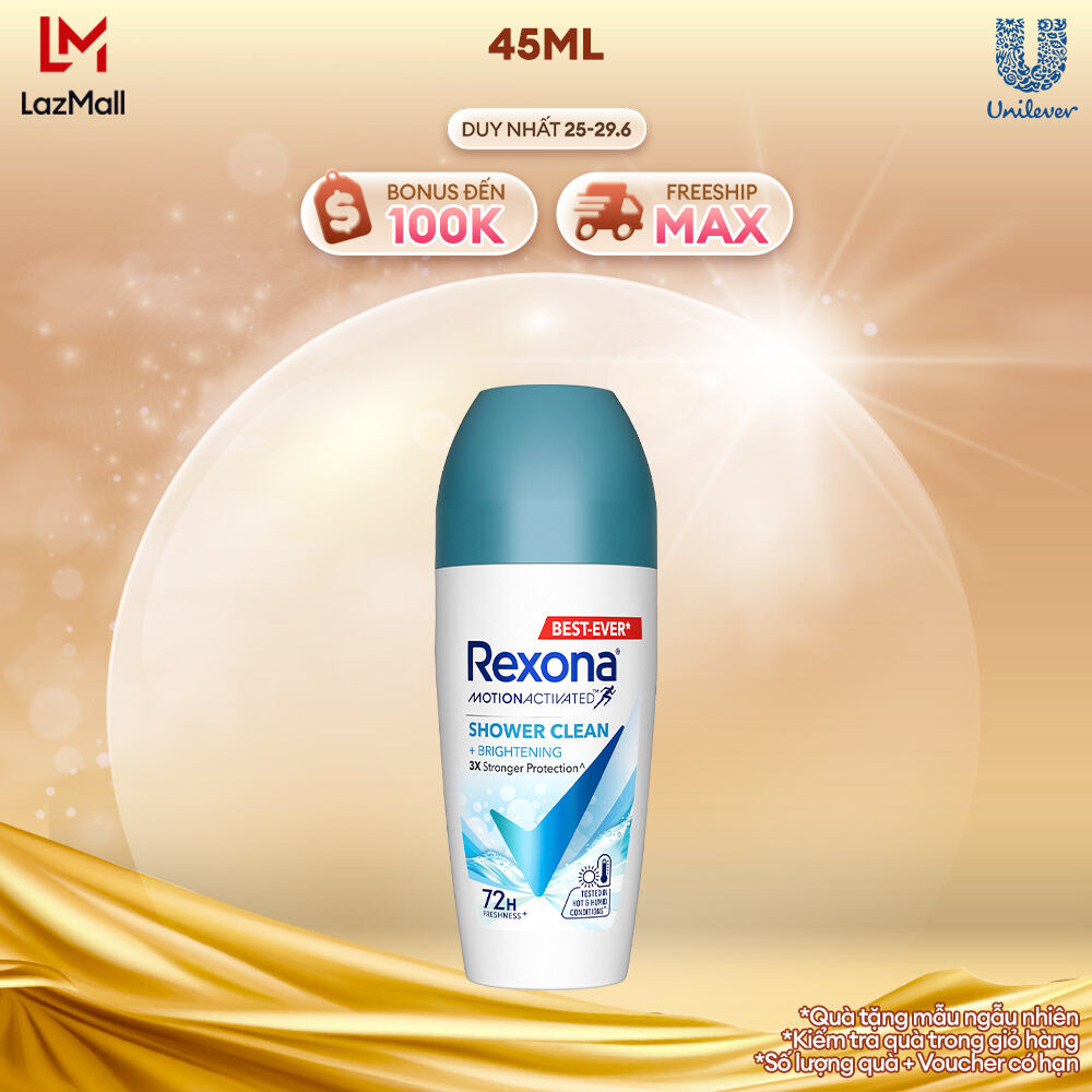 Lăn khử mùi Rexona Women 72H khô thoáng mát lạnh dành cho nữ 45 ml