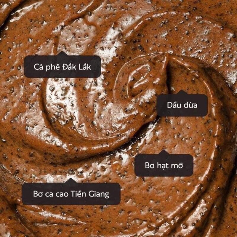 Tẩy tế bào chết cocon cà phê _ đậm mùi cà phê
