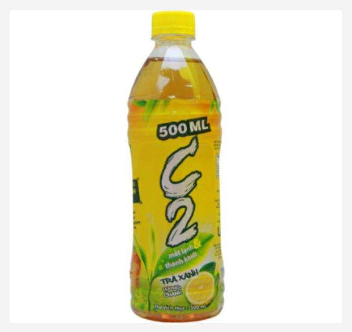 Trà xanh C2 hương chanh 455ml