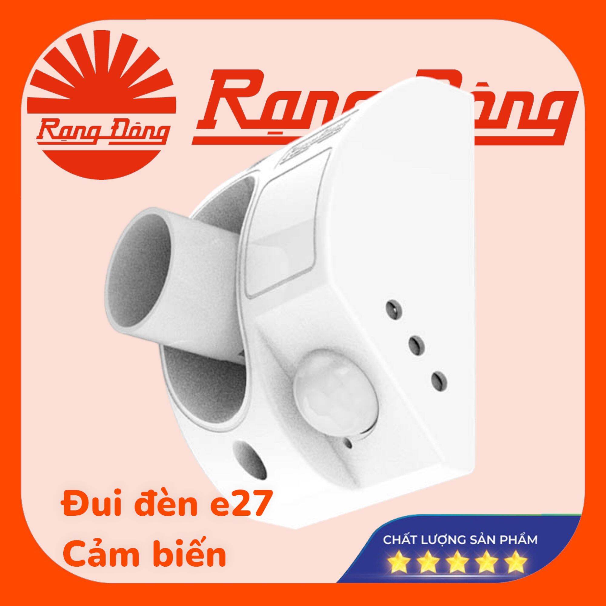 Đui đèn cảm biến chuyển động rạng đông đcb01.pir e27/300w