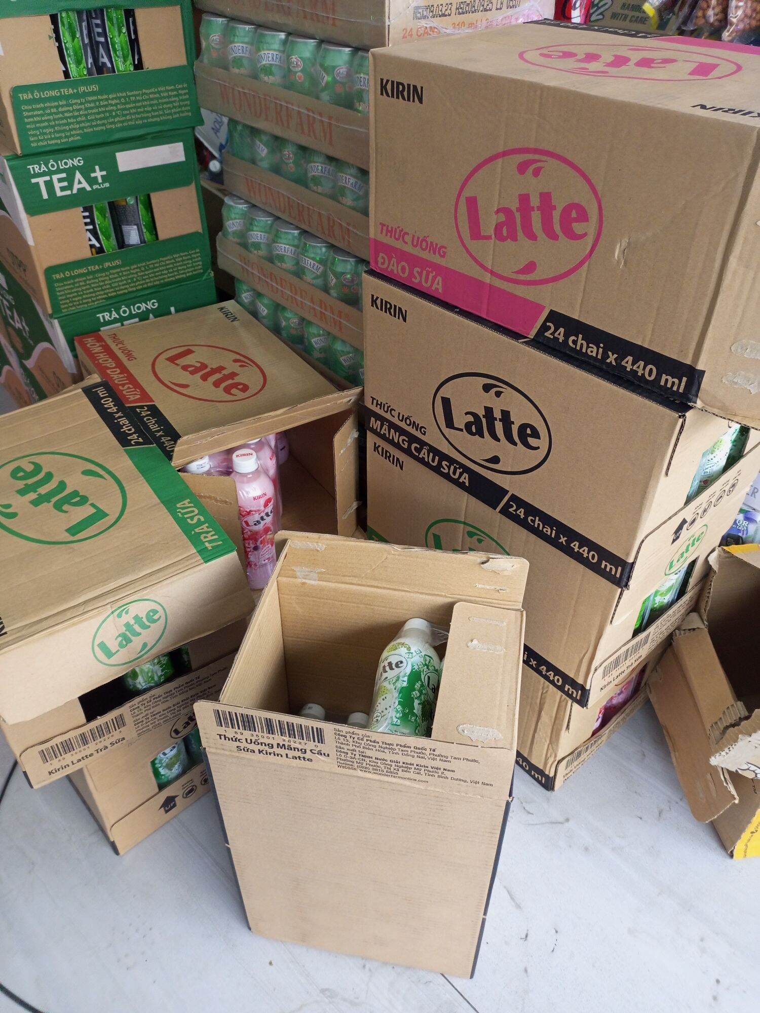 Lốc 6 Chai Trà Latte 440ml đủ vị