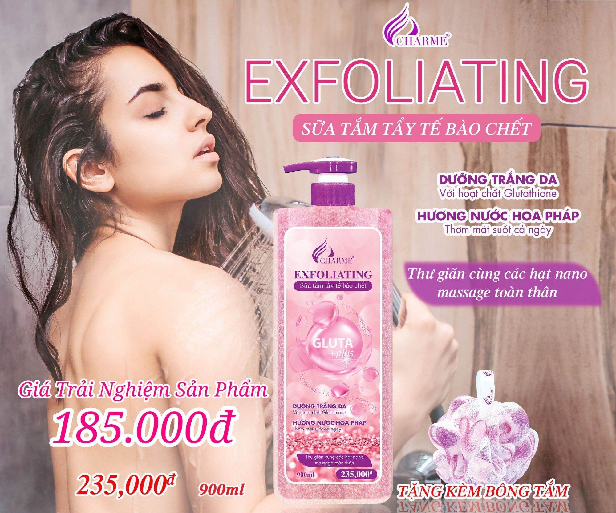 Sữa Tắm Tẩy Tế Bào Da Chết Exfoliating 900ml