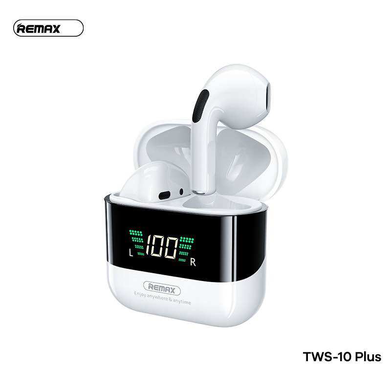 Tai nghe Bluetooth TWS Remax TWS-10 Plus V5.1 (Trắng)