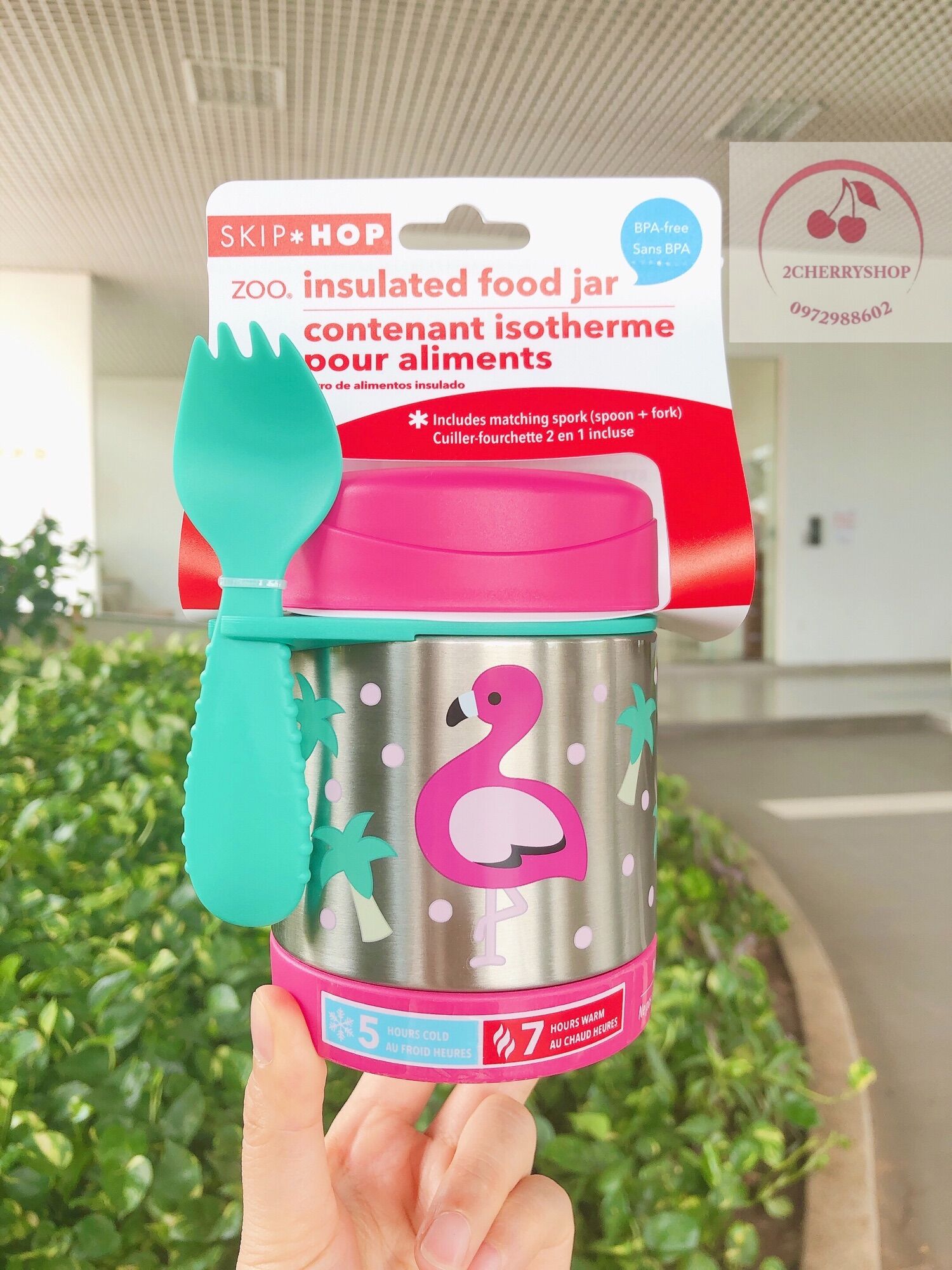 [HCM]Bình giữ nhiệt Skip Hop 330ml Mỹ