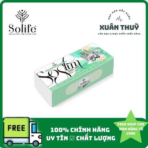 Liệu Trình 3 Hộp Kẹo Socolla Soslim Free Ship Tặng 1 Chai Sữa Rửa Mặt Và 1 Thướt Day