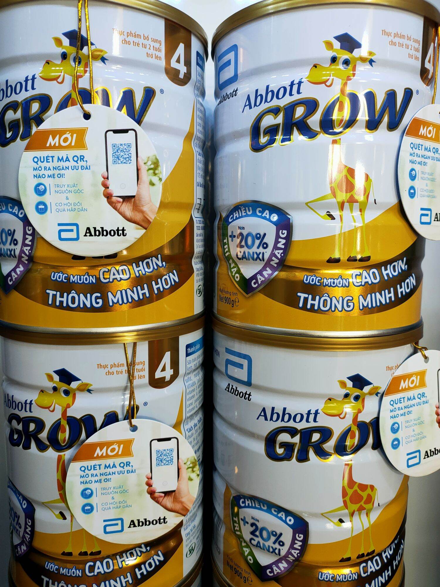 Sữa bột Abbott grow 4 lon 900gr (từ 2 tuổi trở lên)
