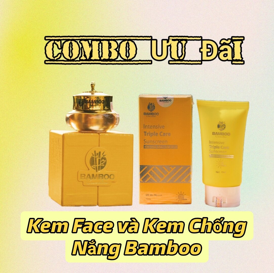 💥date mới nhất💥kem face plus+ và kem chống nắng bamboo