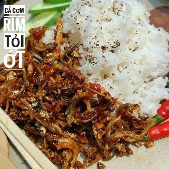Cá cơm rim tỏi ớt 500gr