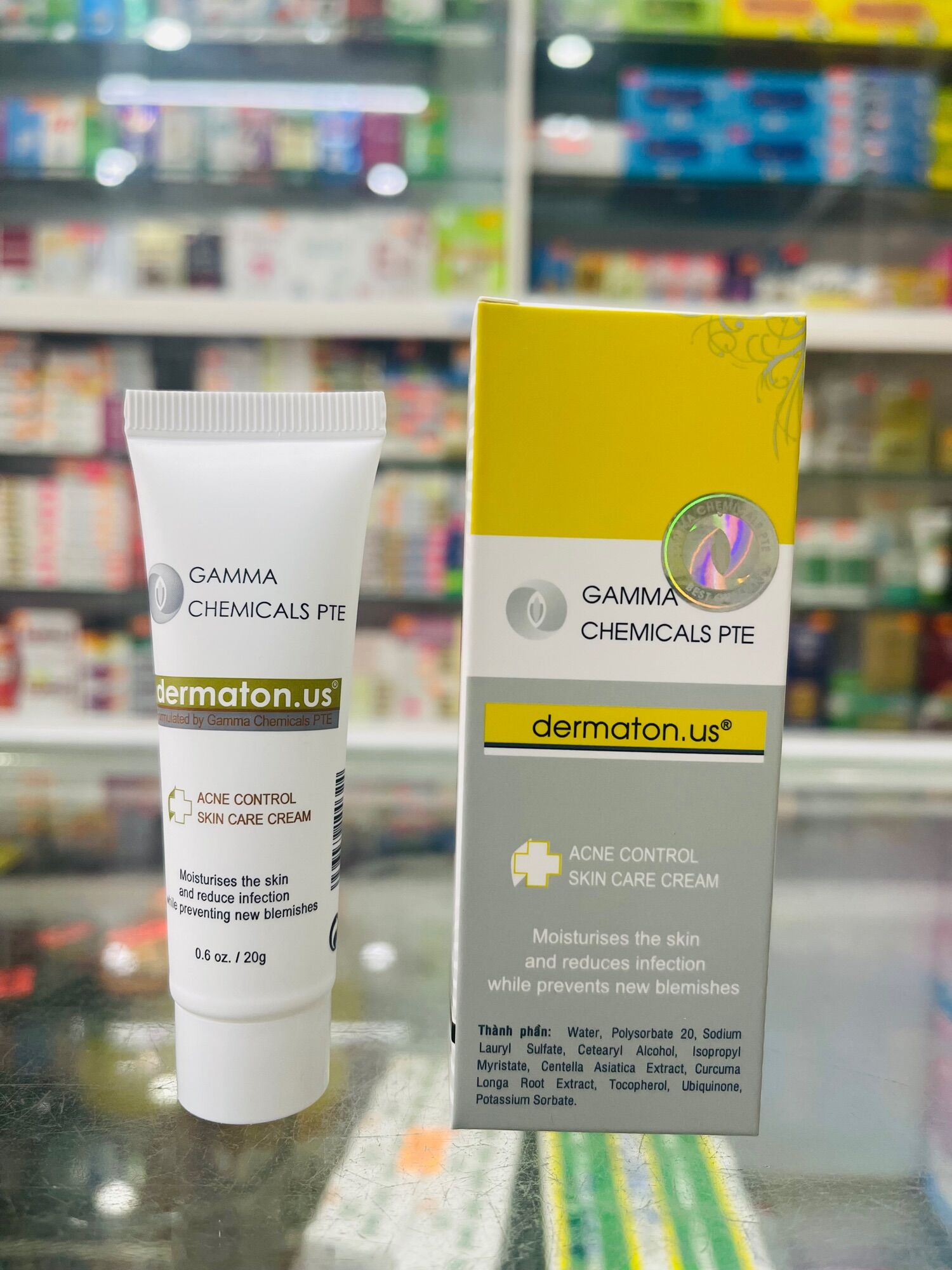 [HCM]Kem trị mụn ngừa thâm Dermaton.us - 20 gram