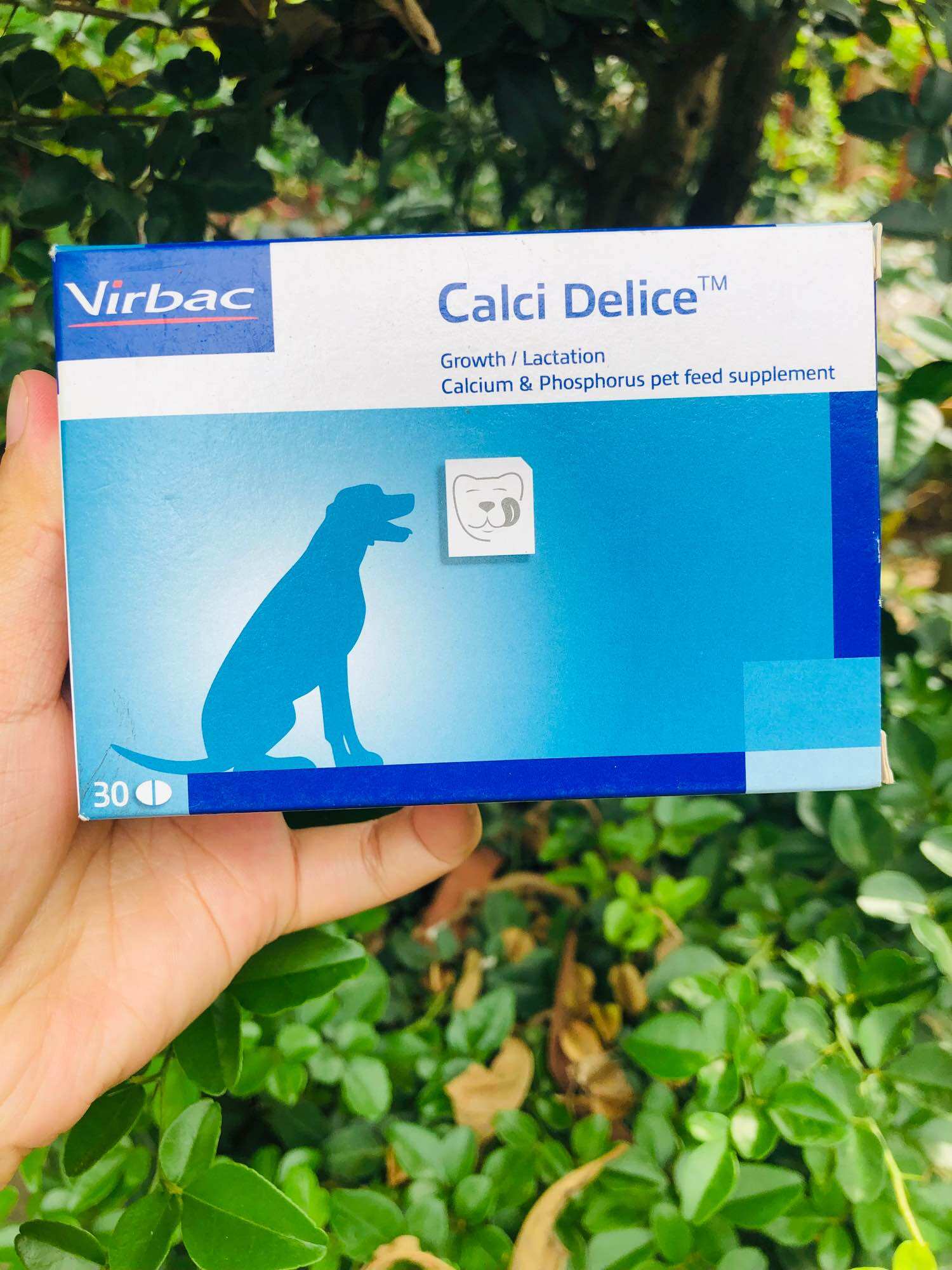 [1 vĩ X 10viên] Bổ sung canxi cho chó mèo (Canxi Delice Virbac)