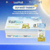 Thùng 48 hộp sữa tươi tiệt trùng TOPKID kem vanilla tự nhiên TH true MILK 180ml