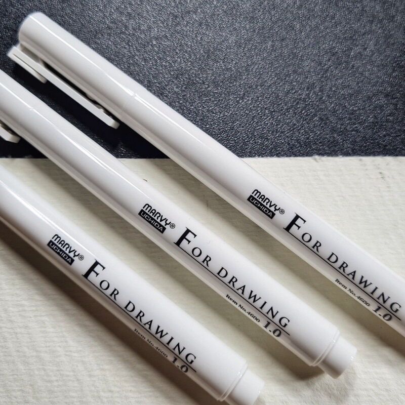 Bút line kỹ thuật Marvy For Drawing - Đen