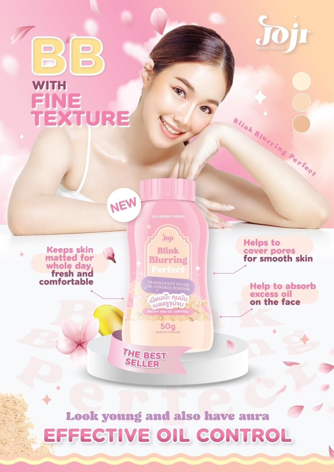 Phấn phủ kiêm dầu Bling Magic Powder Thái Lan