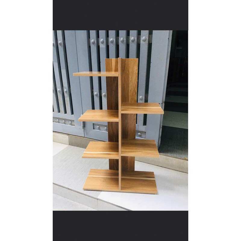 Kệ sách gỗ vuông 5 tầng