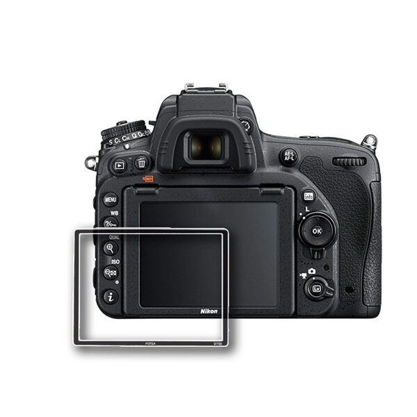 Fotga Miếng Dán Cường Lực Cho Nikon Nikon D750LCD Bảo Vệ Màn Hình Bảo Vệ Màng Dán Màn Hình Bảo Vệ