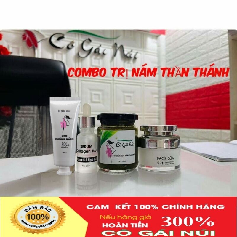 Combo trừ nám thần thánh gồm 4 sản phẩm