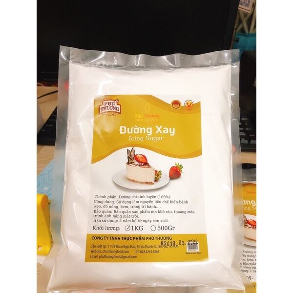 Đường xay phú thương 500g/1kg