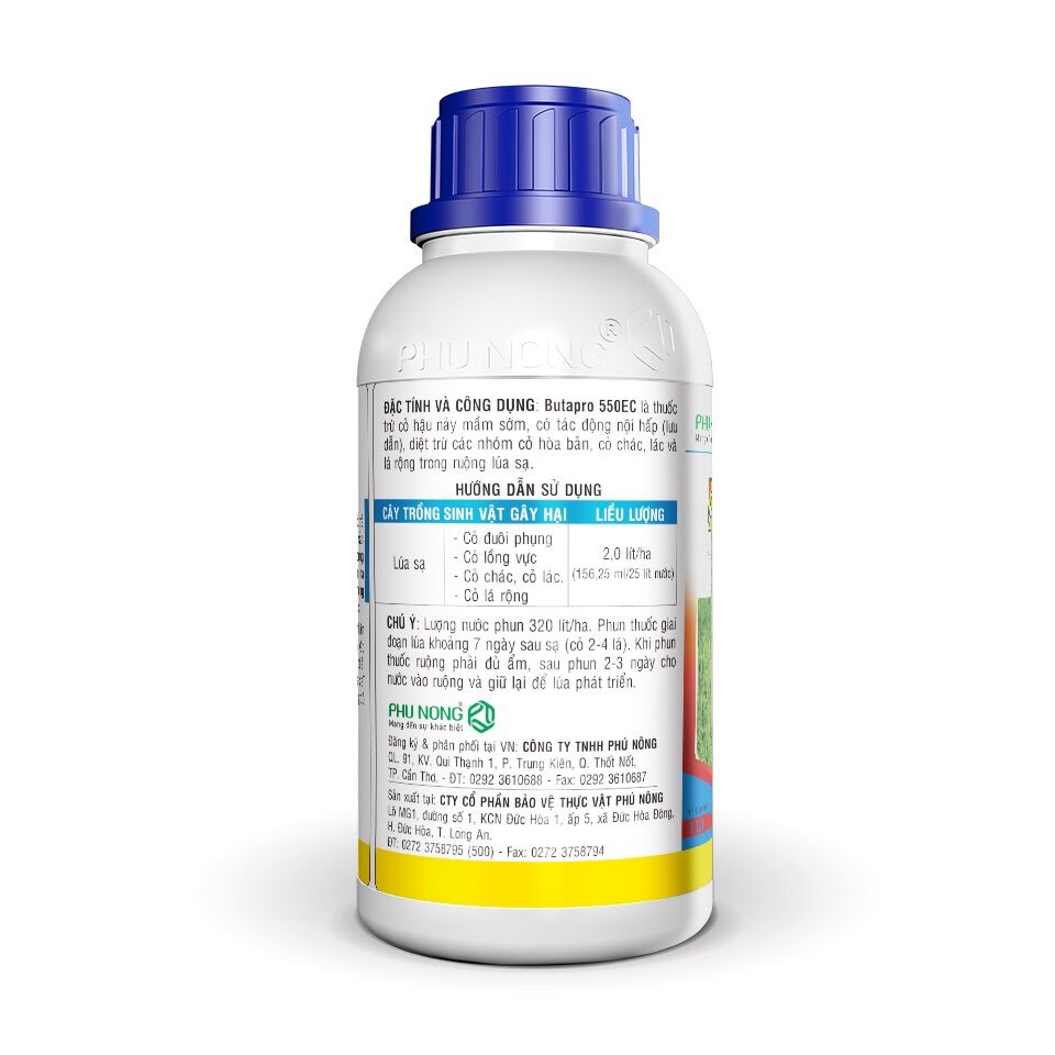 Butapro - Thuốc trừ cỏ hậu nảy mầm