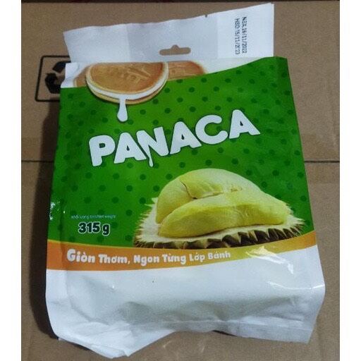 Bánh nướng kem sầu riêng panaca túi 315g