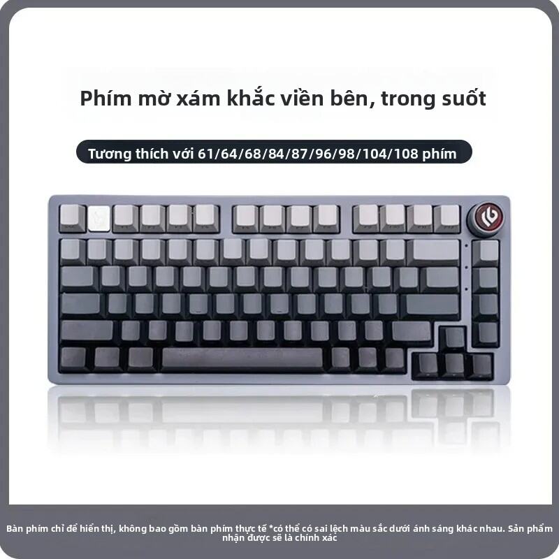 Bàn Phím Cơ Wolf Spider Có Đèn Chiếu Sáng Bên Trong Suốt 136 Phím Tương Thích Với 68hi75/hi8/F8 Keyc