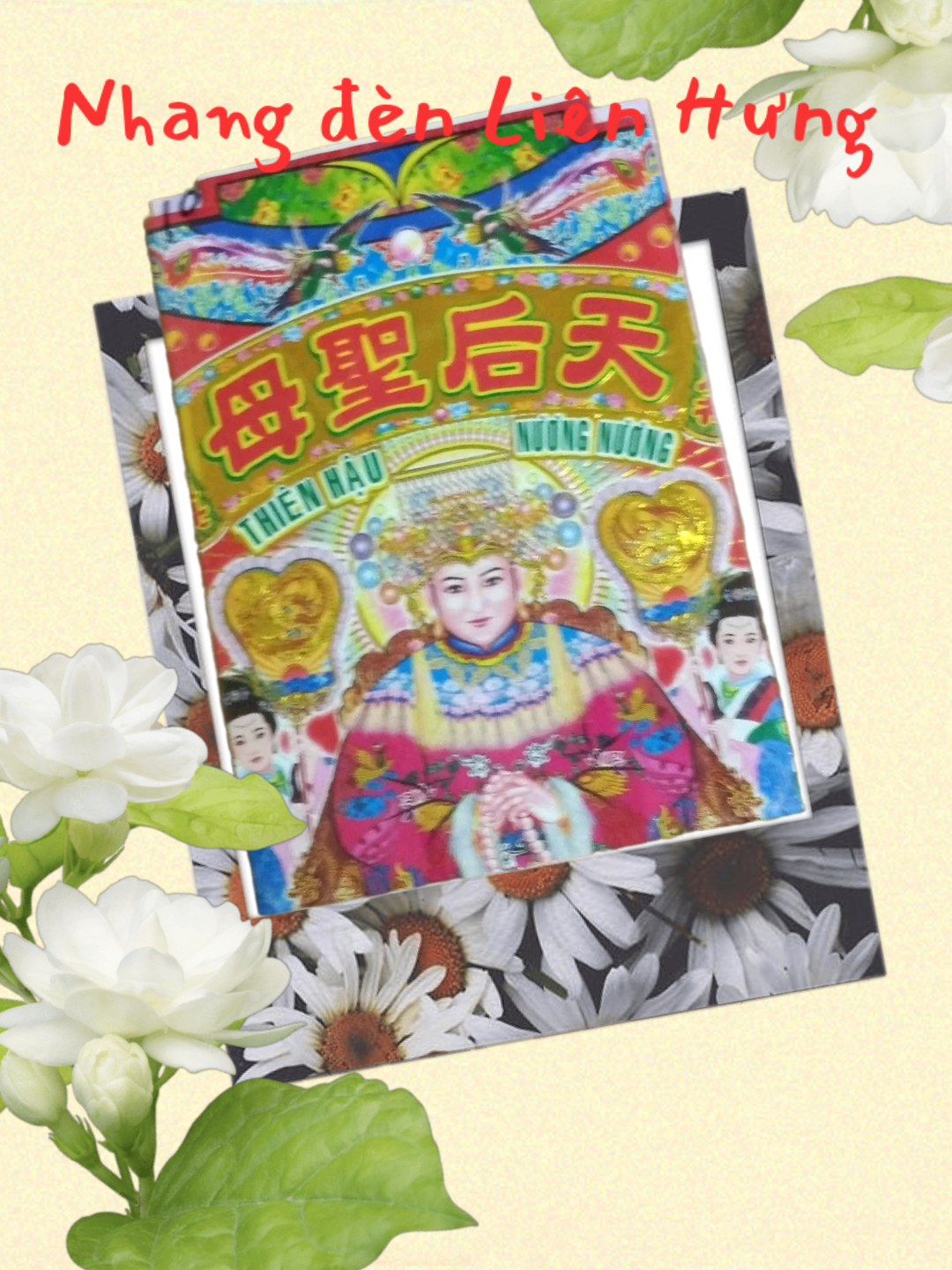 1 bộ giấy cúng Thiên Hậu Nương Nương