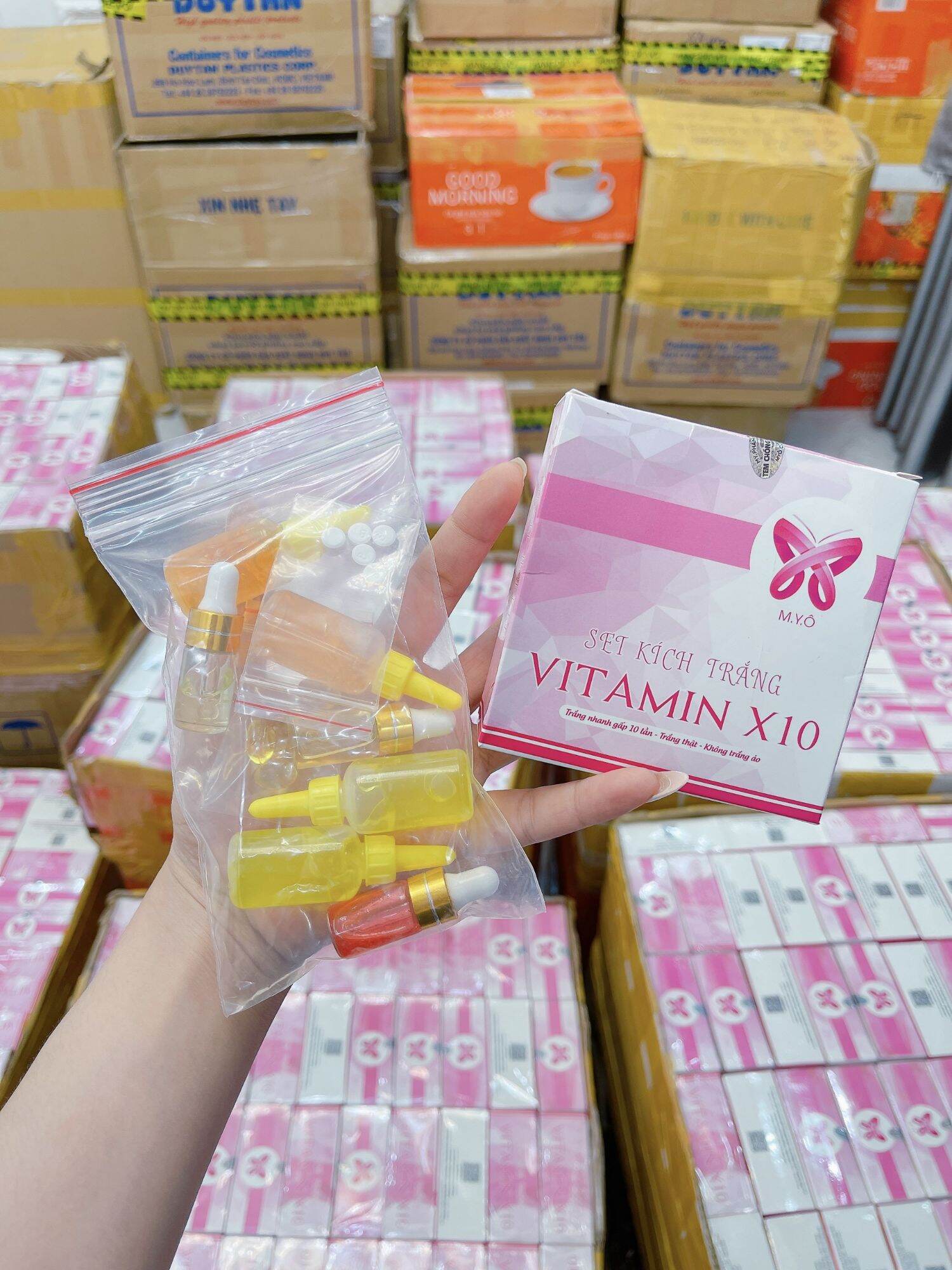 SET KÍCH TRẮNG VITAMIN X10 MYÔ (Chính hãng 💯)