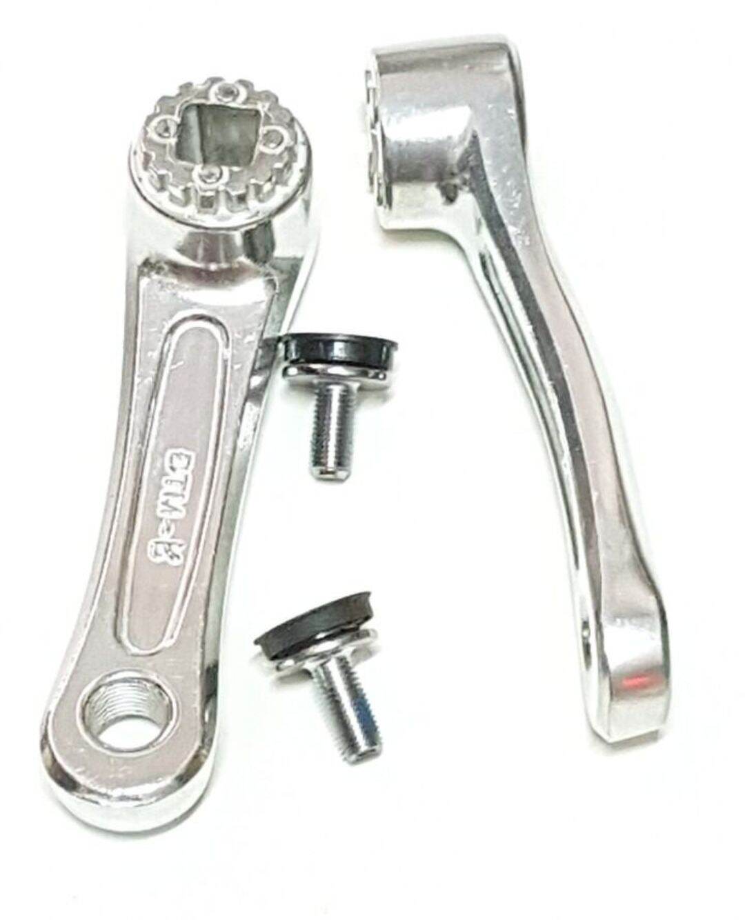 Square Aluminum Electric Bike Shock + Screws - 14cm
