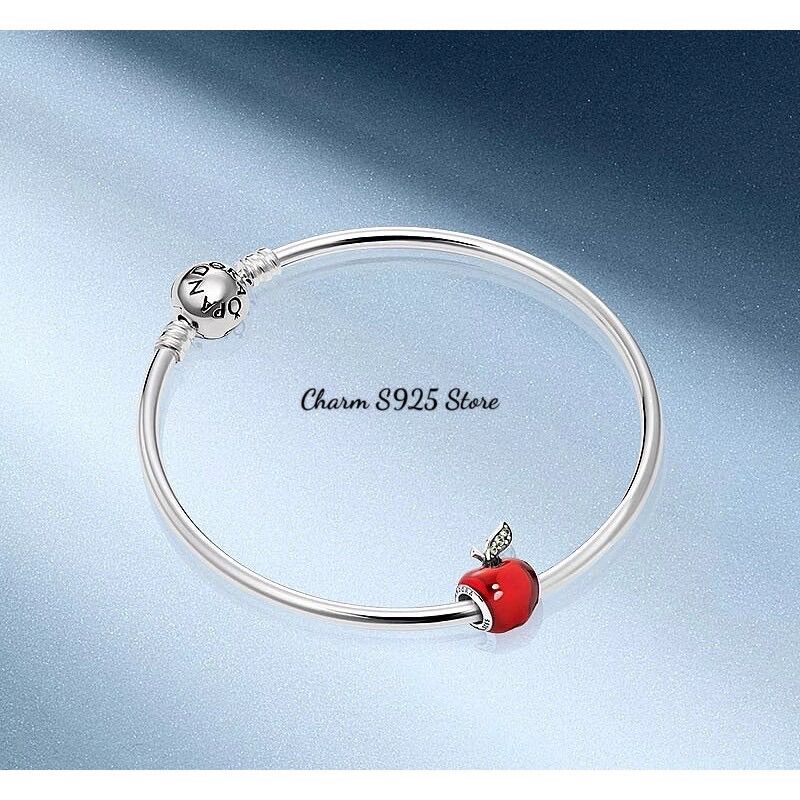 PAN ALE CHARM QUẢ TÁO ĐỎ BẠC S925 CAO CẤP