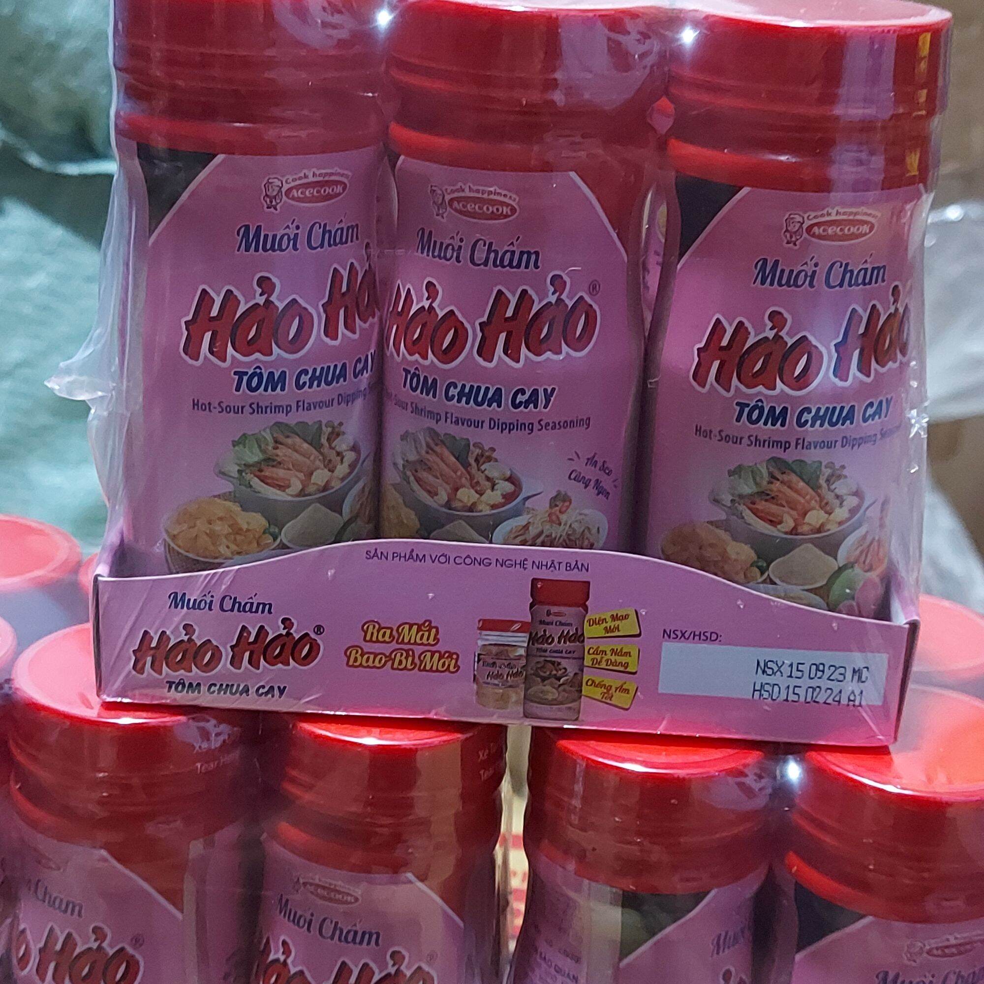 combo 3 hũ muối hảo hảo tôm chua cay - acecook