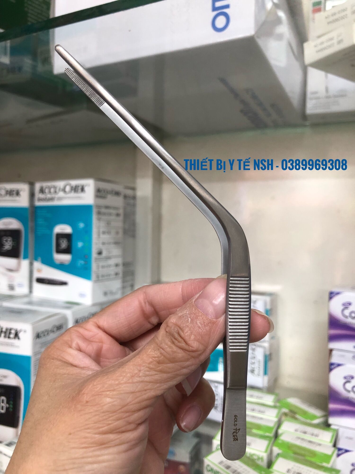 ❤️ Kẹp khuỷu hay gọi là nỉa chữ V inox, nhíp nỉa y tế inox chữ V,nỉa nhíp Kẹp khuỷu chưc V dùng để gắp dị vật tai, mũi