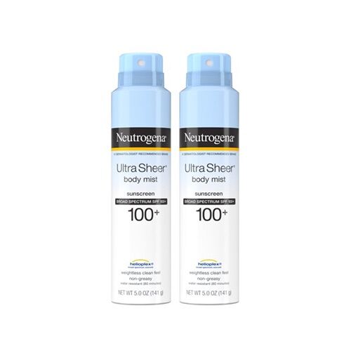 Chai xịt chống nắng Neutrogena Ultra Sheer Body Mist Suncreen SPF 100+ (Mỹ)