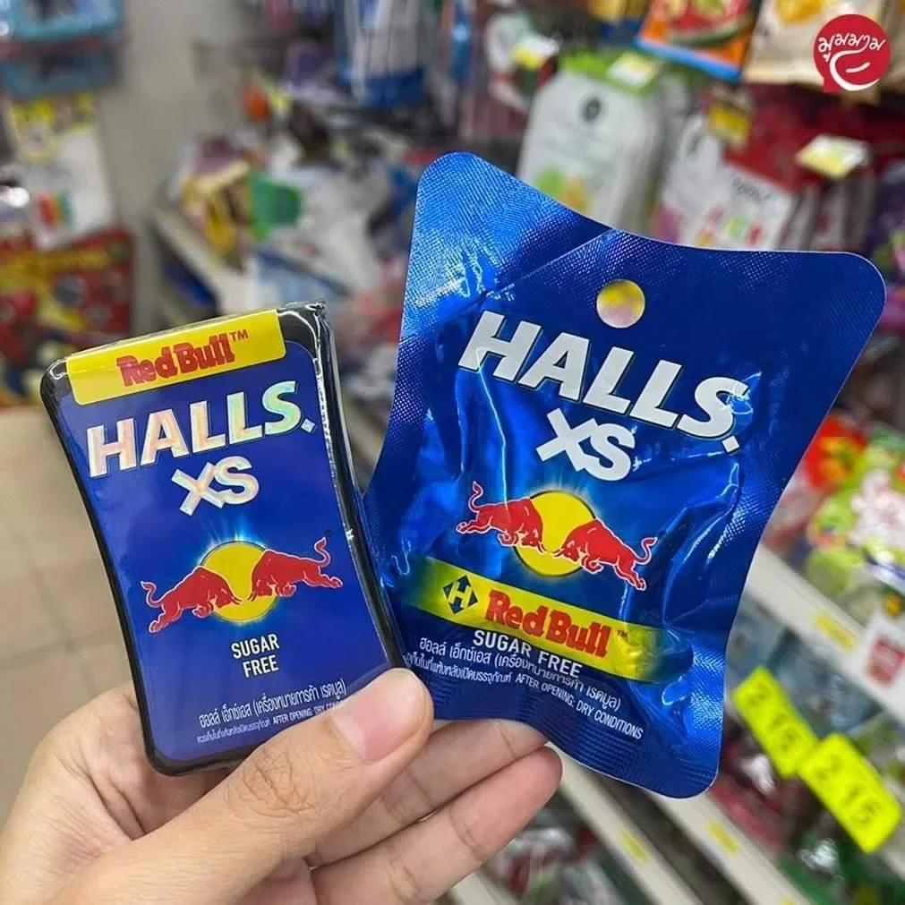 [HCM]Kẹo ngậm Halls XS Redbull Thái Lan