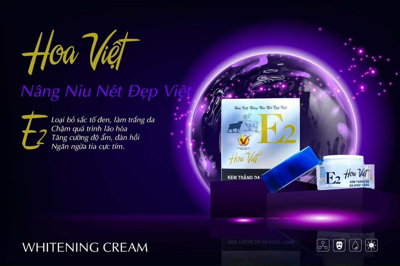 KEM HOA VIỆT E2 TRẮNG DA ĐA CHỨC NĂNG E 2