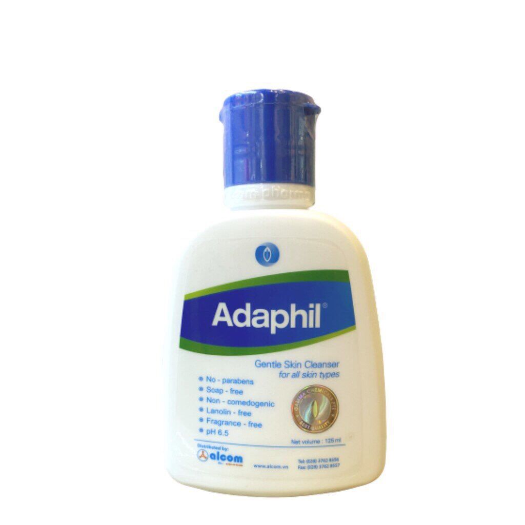 Sữa rửa mặt và toàn thân chuyên dụng cao cấp Adaphil (Gamma) tắm khô không cần nước, dịu nhẹ, an toàn cho cả trẻ sơ sinh