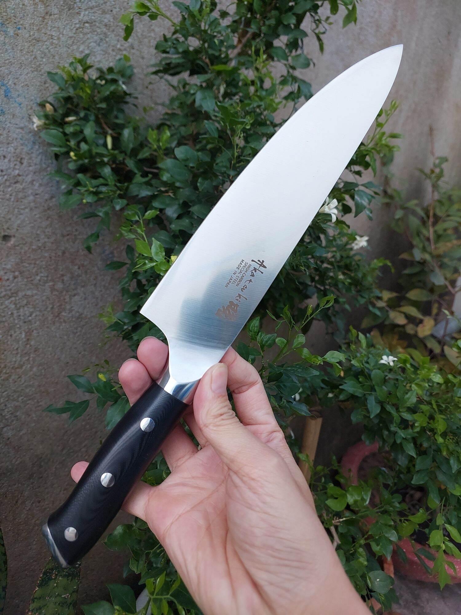 Dao thái thịt cán gỗ hàng Nhật, dài 33cm, sắc bén