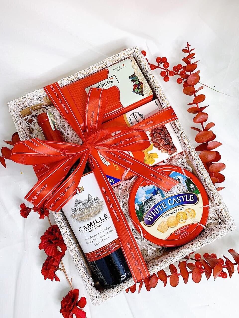 Khay giỏ quà Tết