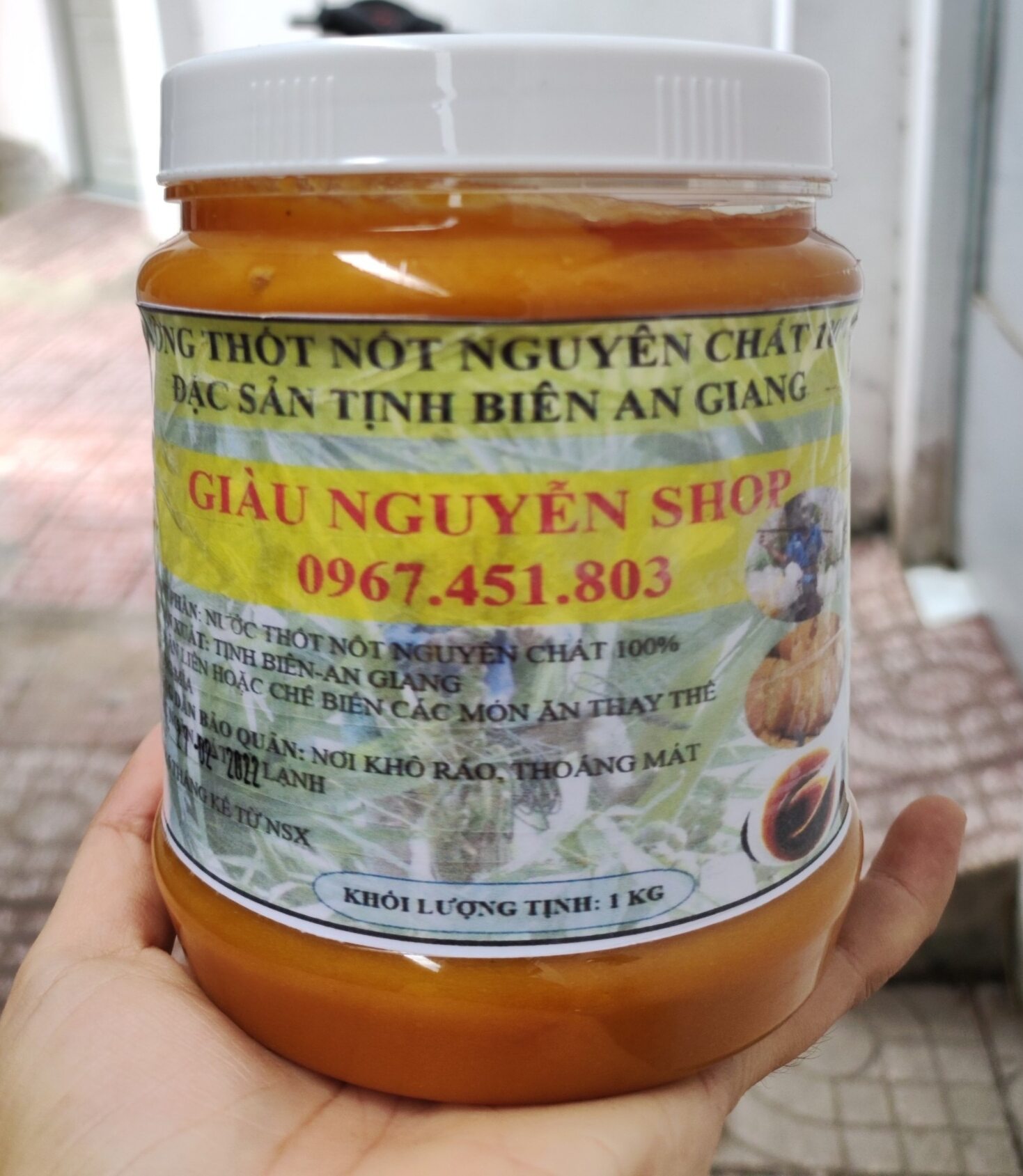 1kg - Đường thốt nốt nguyên chất 100%, đặc sản vùng đất Tịnh Biên An Giang